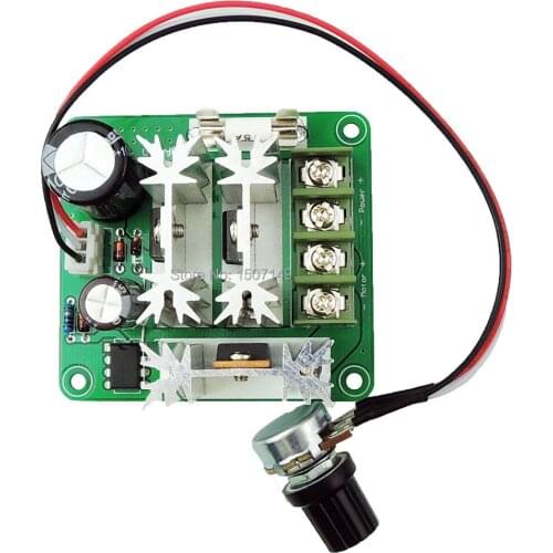 Unique Goods - CCMHCN 6-90V 15A(max) DC Motor Speed Controller Adjustable Speed Governor PWM 1000W(max) New Upgraded
