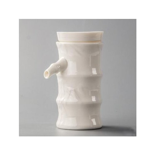 Unique design kungfu black tea strainers automatic high-temperature sintering porcelain tea filter two colors