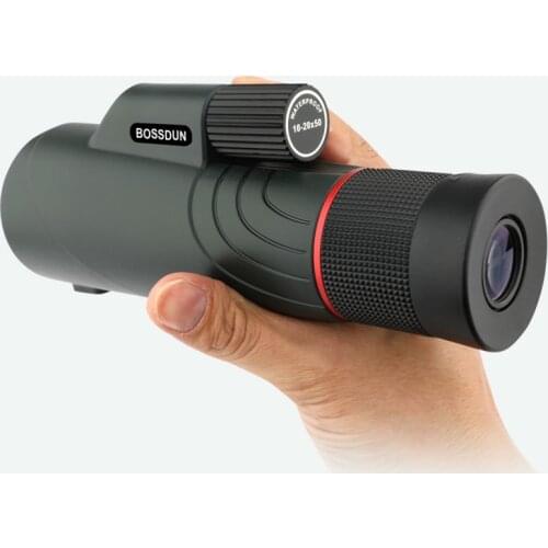 High quality outdoor high-power HD travel monoculars, professional outdoor binoculars Hot selling 10-20X50 HD zoom binoculars