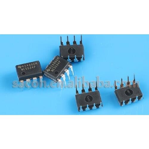 10PCS/lot New OriginaI NE5534P NE5534 or NE5534AP or SA5534P SA5534AP DIP-8 Low noise op amp