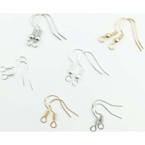 10pcs/lot Earring Hook 925 Sterling Silver Hypoallergenic Earrings Findings Accessories Diy Jewelry Making Supplies Hand Made