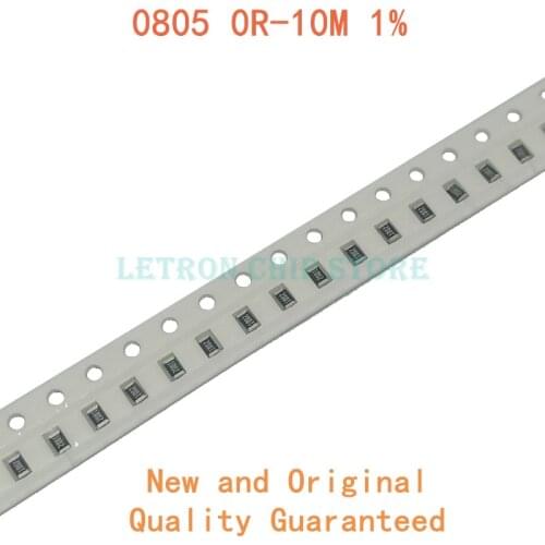 300pcs 1% 0805 SMD resistor 0R ~ 10M 1/8W 0 0.1 1 10 100 150 220 330 ohm 1K 2.2K 10K 100K 0R 1R 10R 100R 150R 220R 330R 1M 10M