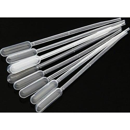 100PCS 0.5ml Pipettes Disposable Plasticl Graduated Pipettes Dropper Polyethylene for Experiment Medical