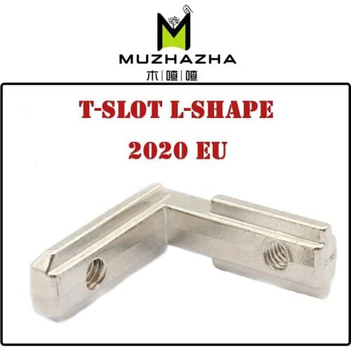 5/10/20pcs T-Slot L-Shape 2020 Aluminum Profile Internal Corner Joint Bracket Connector for 2020 Alu profile with m4 screw