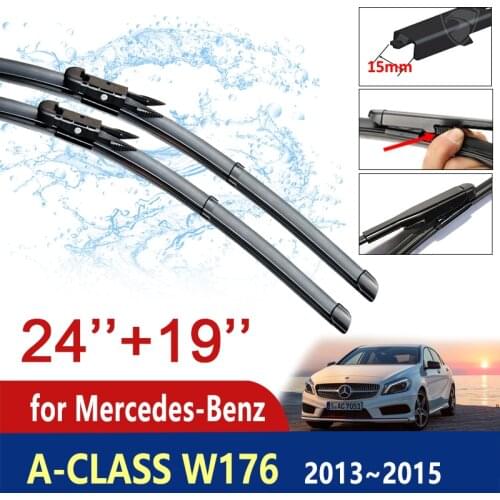 Car Wiper Blades for Mercedes Benz A-Class W176 2013~2015 Windscreen Wipers Brushes Car Goods A-Klasse A160 A180 A200 A45 2014