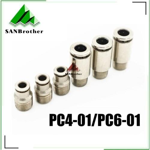 3D Printer PC4-01 PC6-01 Pneumatic Connectors UM2 Ultimaker 2 Extended+ Remote Bowden PTFE Tube Quick Fittings Good Quality Hot