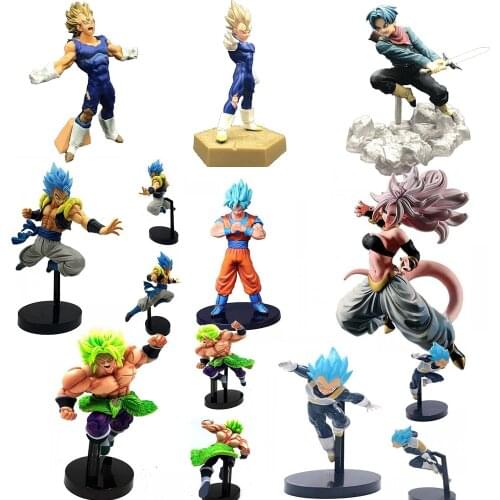 Dragon Ball overtake Gogeta Vegeta IV Broli Son Goku Majin Buu Black Figure collect Doll gift Model Ornaments Christmas gifts