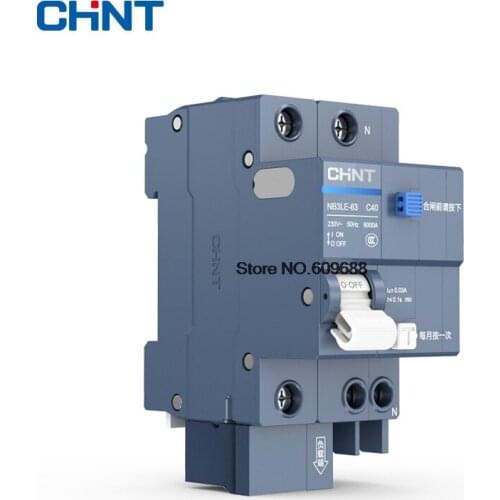 CHNT NB3LE Leakage Protection Circuit Breaker ELCB 63A Household Main Air Switch Air Conditioner Earth Leakage Easyelec CHINT