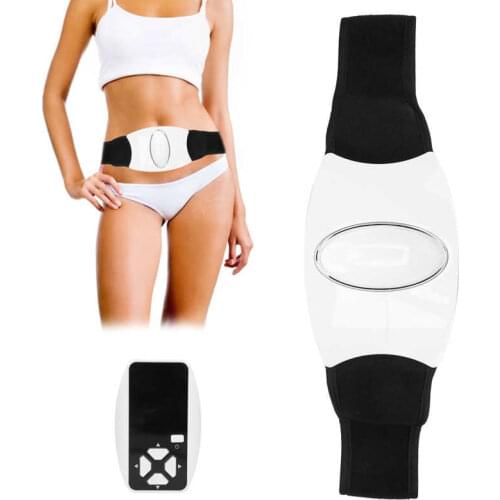Electric Abdominal Stimulator Body Vibrating Slimming Massage Belt Belly Muscle Waist Trainer Massager Weight Loss Fat Burning