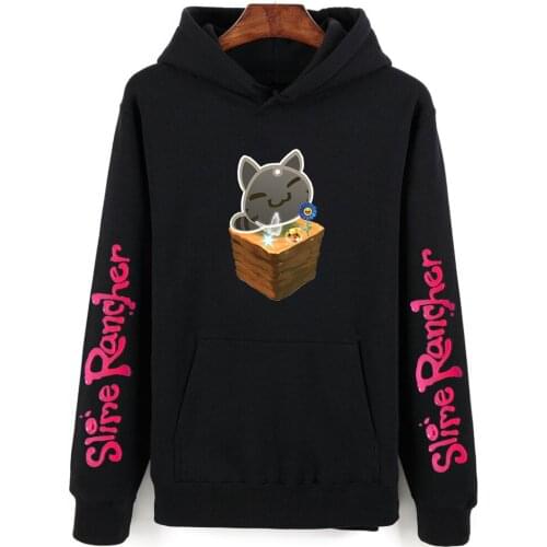 Slime Rancher Hoodie Kids Anime Long Sleeve Pullover Boy/girl Tracksuit Harajuku Streetwear Simulation Game Kawaii Clothes Tops
