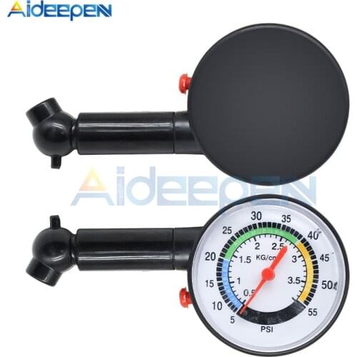 High Accuracy Tire Pressure Gauge Black 50 psi For Accurate Car Air Pressure Tyre Gauge For Car Truck and Motorcycle