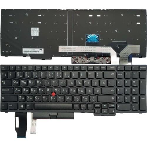 New Laptop Russian/RU Keyboard for Lenovo ThinkPad E580 E585 E590 E595 T590 P53S L580 L590 P52 P72 P53 P73 No Backlit