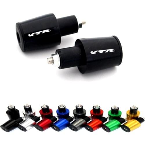 Motorcycle Accessories 7/8'' 22MM Handlebar Grips Handle Bar Cap End Plugs ForHonda VTR1000F / FIRESTORM VTR 1000 F 1998-2005