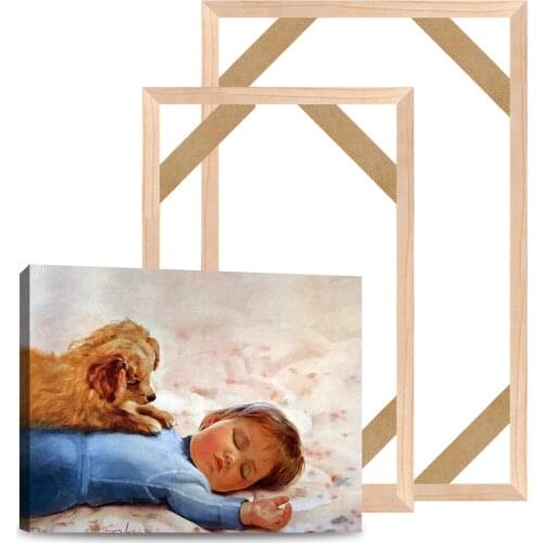 Paste/Buckle Wooden Canvas Gallery Stretcher Canvas Picture Frames Home Decor photo Decoration DIY For Oil Diamond Painting