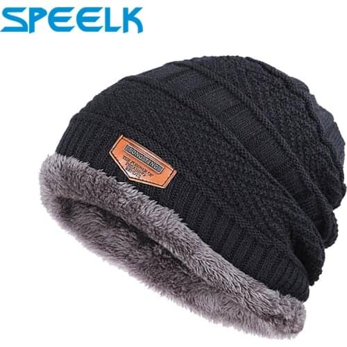New Winter knitted Hats Men Women Beanies Hat Thickening Beanie Skullies Hat Autumn Unisex knit Bonnet Beanie Caps Wholesale