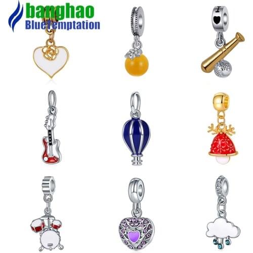 Wholesale collar making jewelry supplies diy charms original pendants findings crafts alloy bracelet accessories beads C25-1