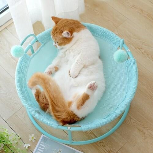 DIY Cat Bed Hammock Beds For Small Cat Indoor Bed Breathable Hanging Nest Detachable Cover Nest Kennel Sleeping Puppy Cushion