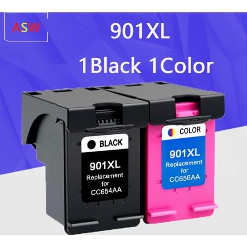 ASW 901XL for HP901 XL Ink Cartridge For HP Officejet 4500 J4500 J4540 J4550 J4580 J4640 J4680 Printer