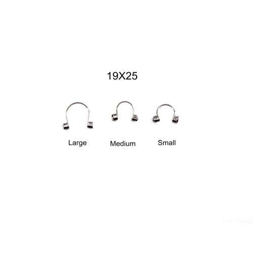 Dental Orthodontic Single Anterior Tooth Torque Spring 19X25 Large Middle Size