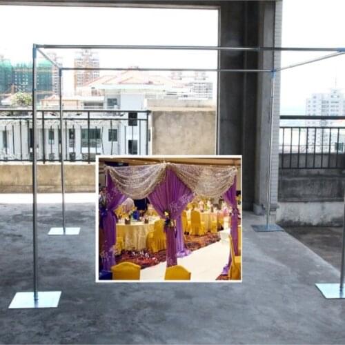 Wedding square canopy/backdrop stand,wedding decoration,wedding favors wedding square backdrop pipe