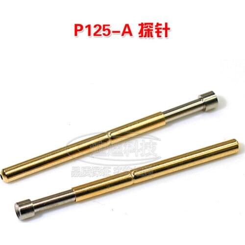 10pcs P125-A (concave type) PCB test needle probe spring needle 2.0mm thimble head 2.5MM