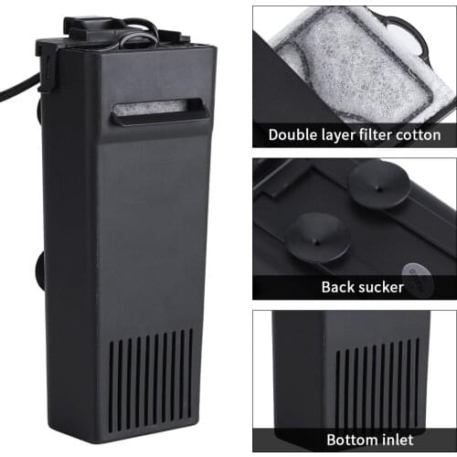 Aquarium Internal Filter Low Water Level Circulatory Canister Filter Aquarium Filters For Fish Turtle Tank Dropshipping New