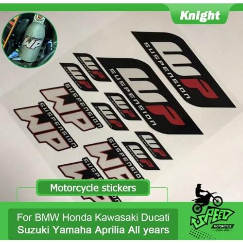 WP Motorcycle Modified Waterproof Reflective Accessory Suspension Modification Stickers