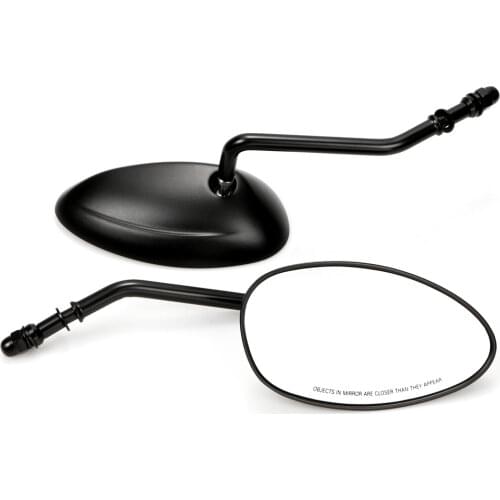 1 Pair Universal 8mm Motorcycle Rearview Mirror CNC Aluminum Handlebar End Side Mirror for Harley Dyna Bobber Chopper Old School