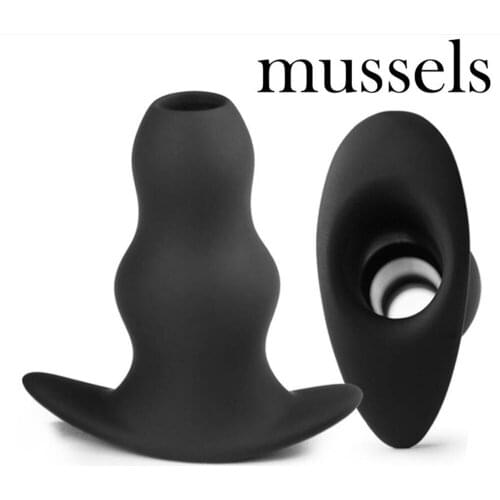 Hollow Anal Plug Anal Sex Toys Vaginal Prostate Massager Butt Plug Anus Cleaning Enema Tube Adult Sex Games For Couples Unisex