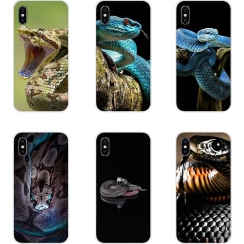 For Huawei Y5 Y6 Y7 Y9 Prime Pro GR3 GR5 2017 2018 2019 Y3II Y5II Y6II Animal Leather Snake Scales Soft Transparent Shell Covers