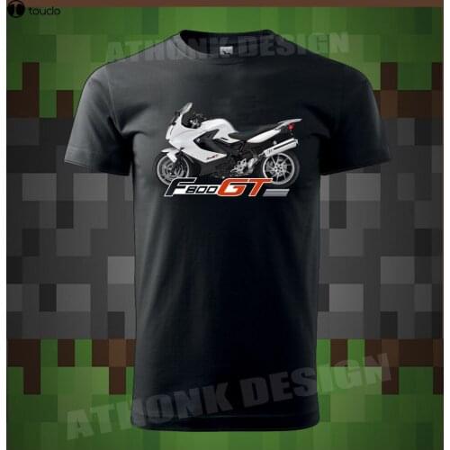 Mens T Shirts Fashion Germany Motorbike F800Gt Racinger Motorcycle T-Shirt F800 Gt 100% Cotton Short Sleeve O-Neck T-Shirt