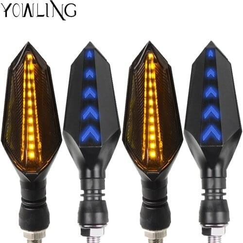 For Honda CBR929RR CBR600RR CBR954RR CB1000R CBR1000RR FIREBLADE CBR1100XX BLACKBIRD ST1300 LED Flexible Turn Signal Amber Light