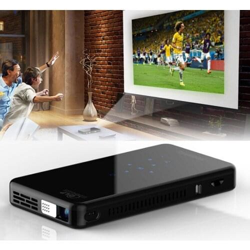 Mini Projector 1080P Video DLP Wireless Projector with WiFi Bluetooth Support HDMI USB TF Card Home Cinema Movie Video Theater