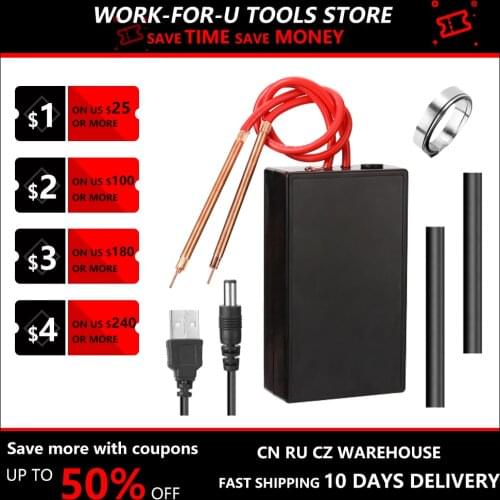 Adjustable 6 Gears Mini Spot Welder DIY Welding Machine with Quick-Release Pens Portable Spot Welding for 18650