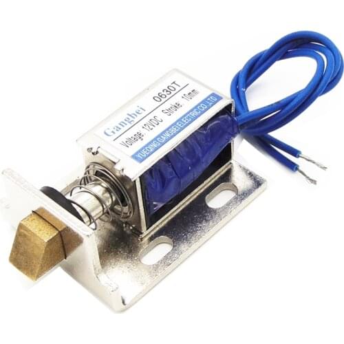 DC6V DC12V DC24V small electromagnetic lock storage cabinets electronic lock mini electric bolt lock drawer file cabinet lock