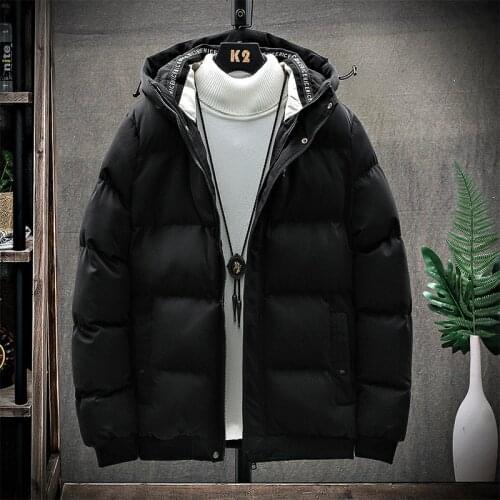 2021 New Men Fashion Padded Parkas High Quality Thicken Warm Windproof Fur Coats Male Hooded Jackets Mens Winter Jackets