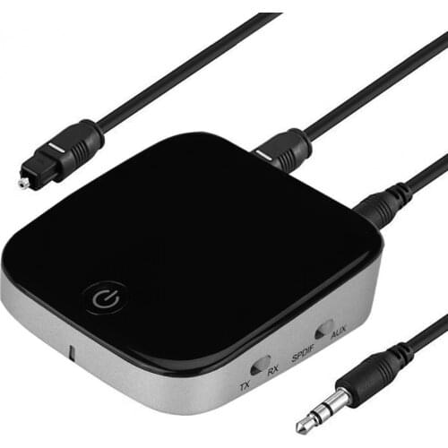 Fiber optic coaxial CSR Bluetooth adapter 2-in-1 Bluetooth transmitter receiver APTX Bluetooth transmitter