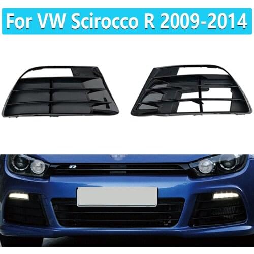 For Scirocco R front bumper side grille lower grill fit for V W scirocco R bumper 2009-2014 Car fog light grille accessories