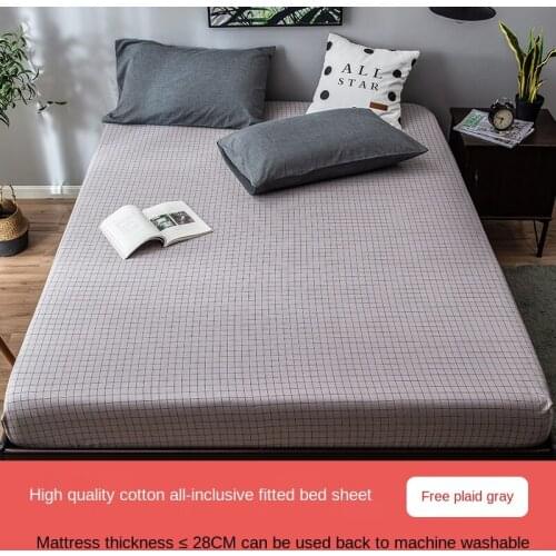 Bedclothes bedspread cotton single piece Simmons mattress cover slip-proof fixed dust cover sheet package