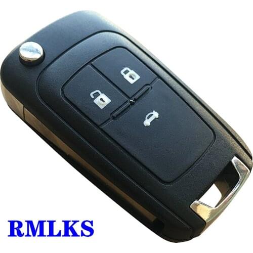 3 Buttons Remote Flip Folding Key Shell Cover Case For Chevrolet Camaro Cruze Equinox Impala Malibu Sonic For Buick