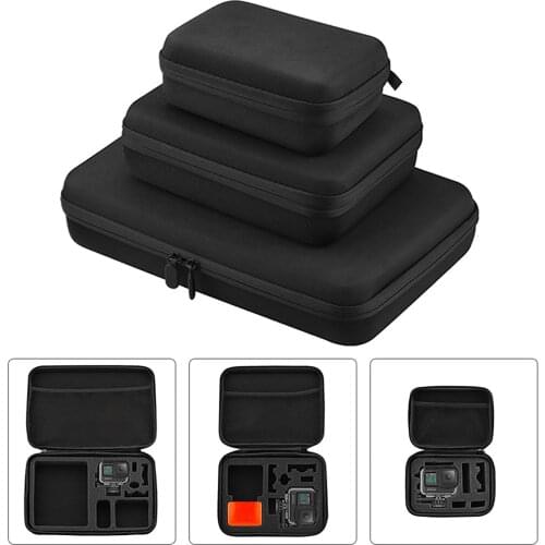 S/M/L Portable Large Capacity Nylon Sport Camera Storage Bag Container Storage Pouch Camera Accessory For GoPro Hero 9