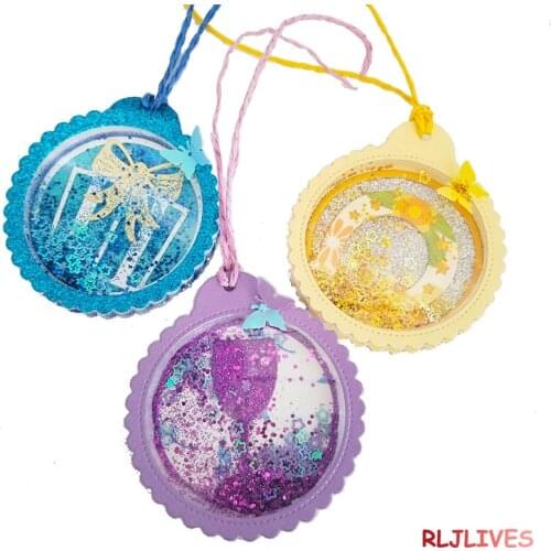 Lucky Tag Trio Metal Cutting Dies DIY Scrapbooking Card Stencil Paper Craft Handmade Album Handbook Decoration