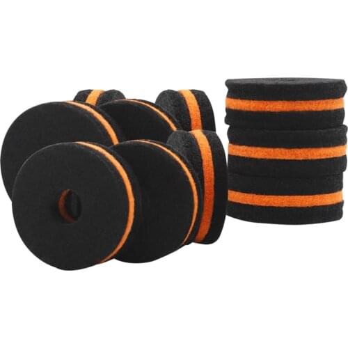 10Pcs Cymbal Foam Felts Washers 10mm For Percussion Drum Set Kit
