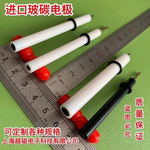 Glassy carbon electrode 3mm/4mm/5mm glassy carbon electrode 2mm imported glassy carbon/working electrode