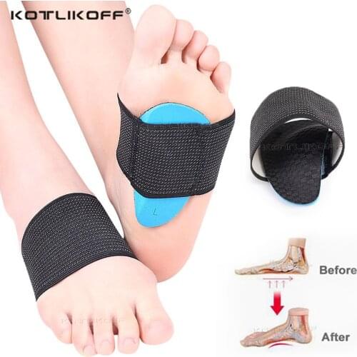 Arch Pad Support Insoles for Flat Foot Correction High Arch Cushioning Plantar Fasciitis Pain Relief Foot Care Orthopedic Insole