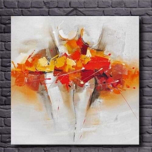 Amazing Modern Abstract Oil Painting Sexy Nude Beauty Women Body Hand Painted Figure Canvas for Living Room Decorative Unframed