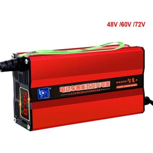 48V 5A Charger 13s li ion 48V 8A 6A 4A 16s 58.4v 8A lifepo4 14S 58.8V 5A for 48V li ion 54.6V 5A 6A charger with LCD Display