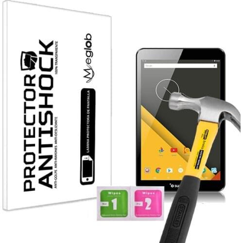 Screen protector Anti-Shock Anti-scratch Anti-Shatter compatible with Tablet Sunstech TAB88QCBT