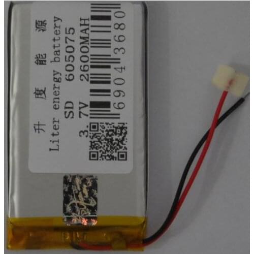 Factory outlets can string lighting and mobile power backup power dedicated lithium polymer battery 605075 2600mah