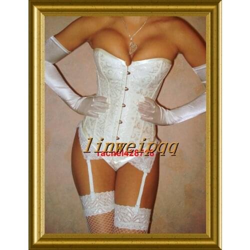 Ladies Sexy Lingerie Lace Up Burlesque corset L2340 bride wedding Party Wear S--XL